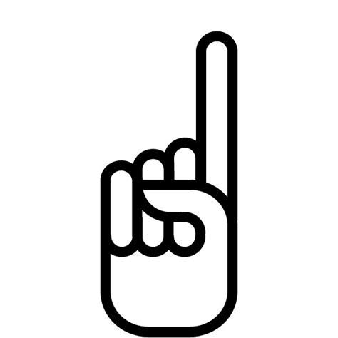 Pointing Hand Sign - ClipArt Best