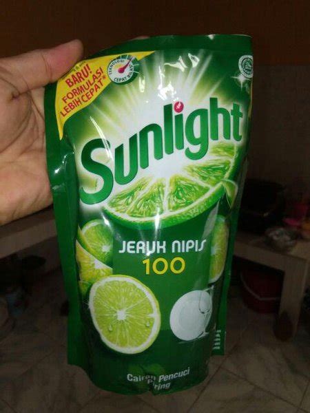 Jual Sabun Pencuci Piring Sunlight Lime New Reffil Ml Murah Isi