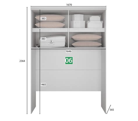 Modulado Casal Completo Portas Gavetas Rizon Branco M Veis Novo