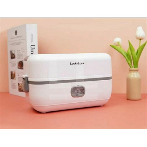 Jual LocknLock Electric Lunch Box 1 1L EJR286WHT Shopee Indonesia