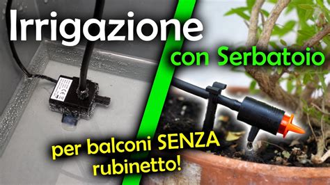 Irrigazione A Goccia Per Vasi La Soluzione Con Serbatoio Giardino Del