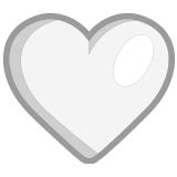 White Heart Emoji Meaning Pictures Codes