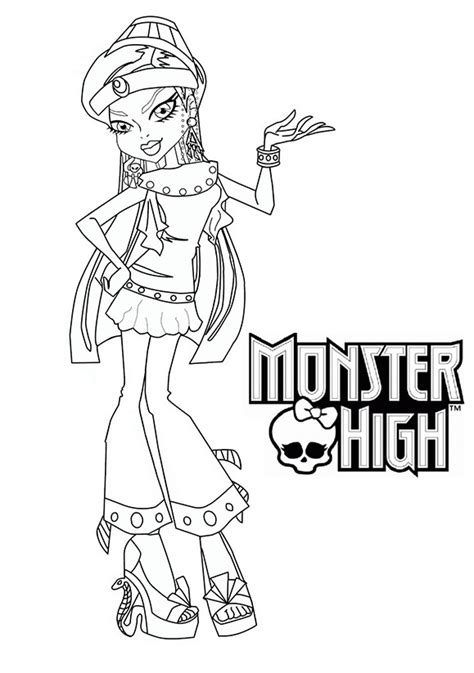 154 Dessins De Coloriage Monster High à Imprimer Sur