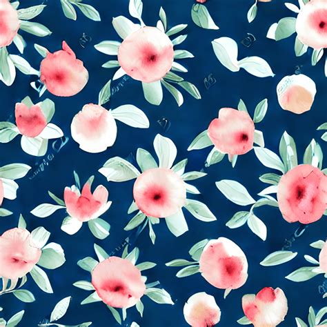 Minimalist Parisian Romantic Floral Pattern Creative Fabrica