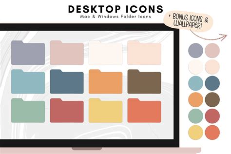 Retro Desktop Icons Graphic by emmaloustudioco · Creative Fabrica