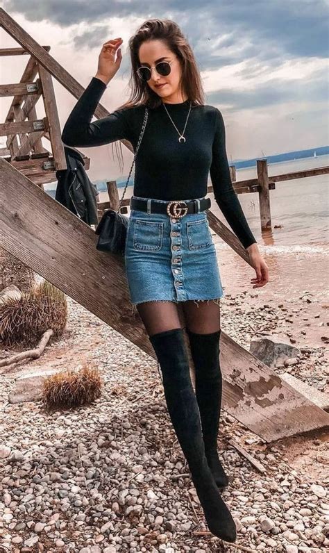 45 Most Beautiful Knee High Boot Ideas To Fit Fashion In This Moment