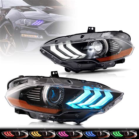 Buy Vland Led Dual Beam Projector Mutlicolor Headlights Compatible For