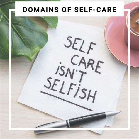 Five Domains Of Self Care Inspired Minds Ecc Consulting Inc