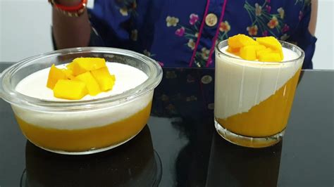 Mango Pudding Mango Panna Cotta Recipe Make Mango Panna Cotta