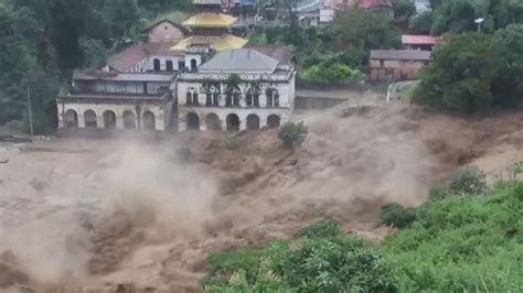 Devastating Floods Hit Kathmandu Valley And Other Parts Of Nepal Sky News