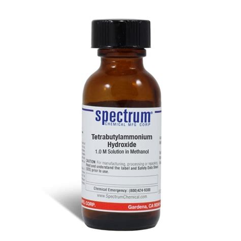 Tetrabutylammonium Hydroxide, 1.0 M Solution in Methanol, Spectrum ...