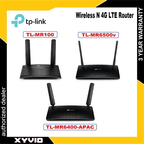 TP LINK TL MR100 TL MR6500v TL MR6400 APAC 300Mbps Wireless N 4G