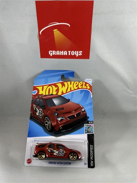 Pontiac Aztek Custom #111 Red 9/10 Modified 2024 Hot Wheels Case K ...