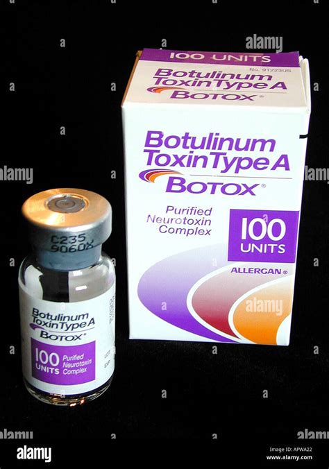 Botox Botulinum Toxin Medication Vial Stock Photo Alamy