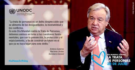 Mensaje Del Secretario General De Las Naciones Unidas Ant Nio Guterres