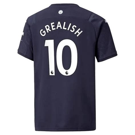 Maillot Foot Pas Cher Manchester City Jack Grealish 10 Third 2021 2022