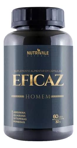 Estimulante Masculino Natural Eficaz Homem 60 Cápsulas Parcelamento