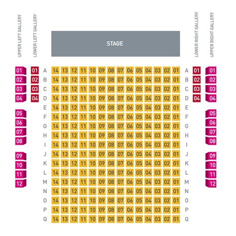 Grimsby Auditorium Theatre Seating Plan | Elcho Table