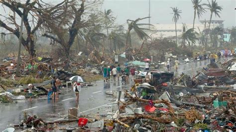 Unstoppable Typhoon Mawar With Powerful Wind Causing Major Damage In