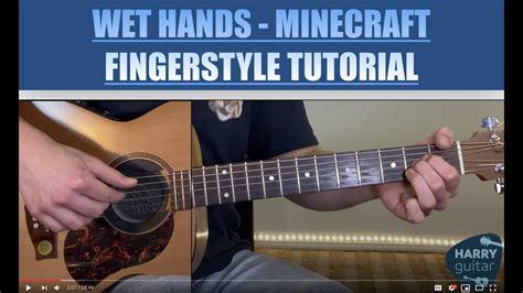 Wet Hands Minecraft Theme Complete Fingerstyle Guitar Lesson Youtube