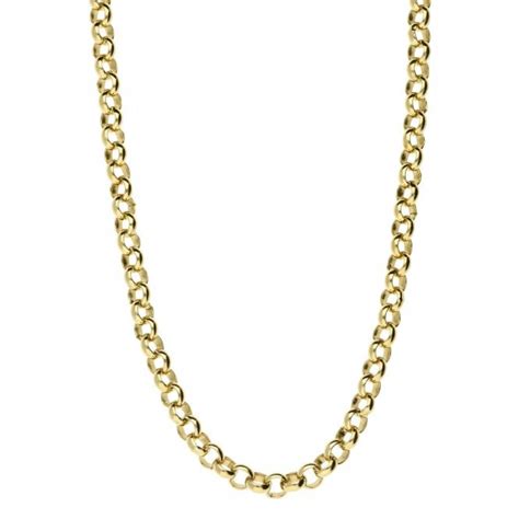 9ct Yellow Gold 24 Inch Belcher Chain 31 8g Miltons Diamonds