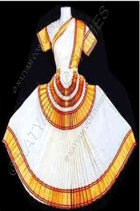 mohiniyattam dance dress | skirt model