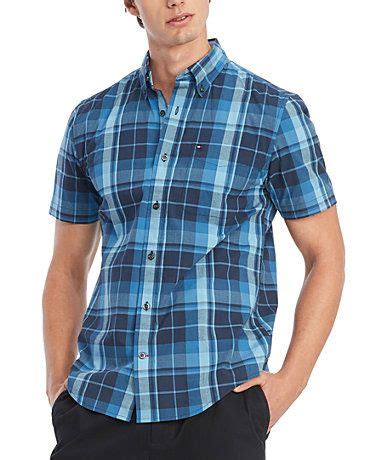 Cotton & Cotton Blend Casual & Button Down Shirts for Men - Macy's in 2023 | Woven shirt, Casual ...