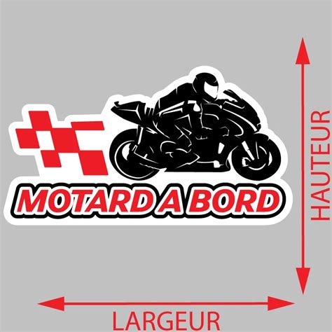 Sticker Motard Bord Race Autocollant Motard Bord Race Zonestickers