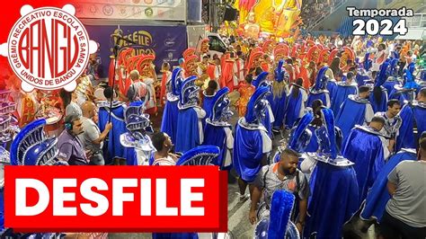 Unidos De Bangu Desfile Samba Ao Vivo Desfileligarj Youtube