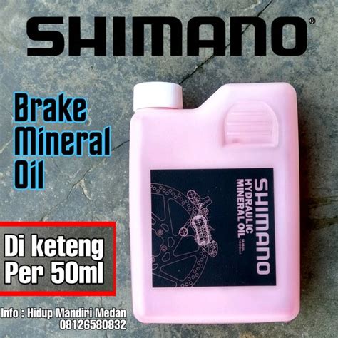 Jual Brake Mineral Oil Shimano Ml Merah Per Ml Minyak Rem Di Lapak