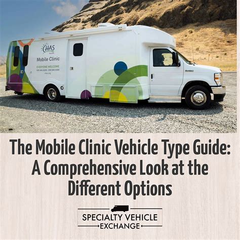 The Mobile Clinic Vehicle Type Guide A Comprehensive Look At The