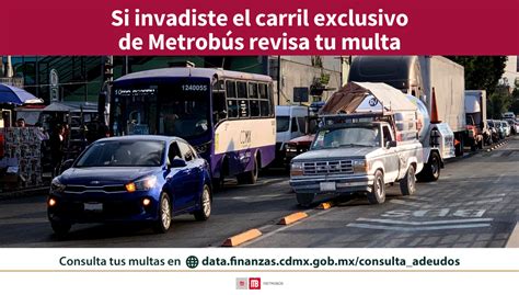 Metrobús CDMX on Twitter Respeta el carril confinado y evita