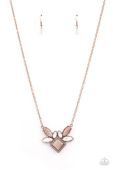 Paparazzi Amulet Avenue Copper Necklace Carasshop