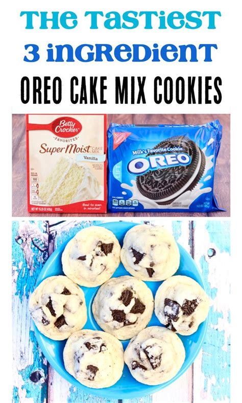 How to Make Oreo Cake Mix Cookies! This decadent and delicious dessert ...