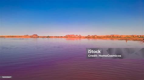 Panoramic View To Katam Aka Baramar Lake Group Of Ounianga Kebir Lakes