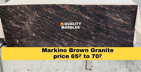 Qualitymarble Polished Markino Brown Granite For Flooring Thickness