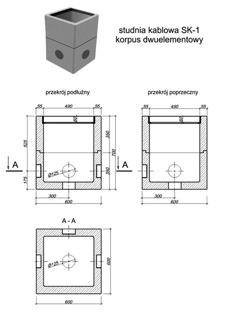 Studnia Sk Kablowa Teletechniczna Wymiary Cena Eurotel