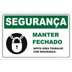 Loja Towbar Placa Segurança Obrigatório Manter Fechado