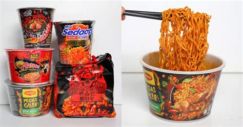 Spicy Instant Noodle Showdown Samyang Vs Maggi Vs Mie Sedaap Vs