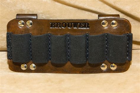 Leather Shotgun Shell Holder for Belt | TechLeatherCraft