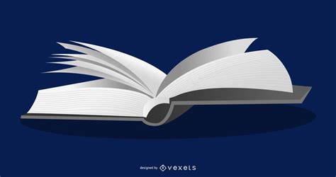 Ilustração De Livro Aberto 3D Baixar Vector