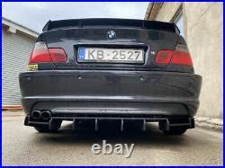 Wide Valance For Bmw E Rear M Sport Bumper Addon With Ribs Fins