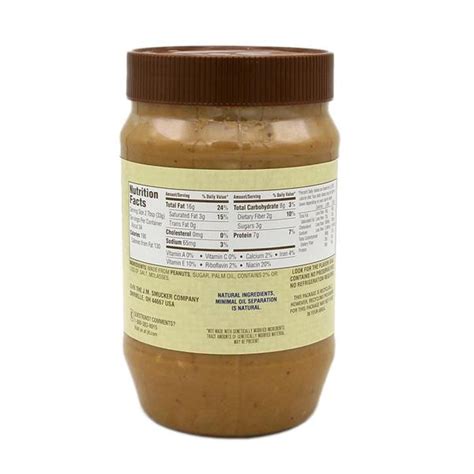 Jif Natural Crunchy Peanut Butter Hy Vee Aisles Online Grocery Shopping