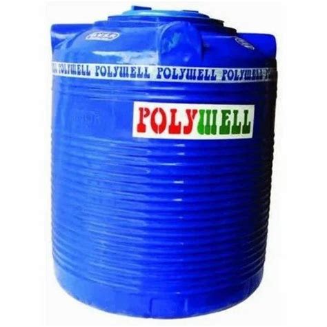 White LLDPE Polywell Insulated Water Tanks Storage Capacity 1000L