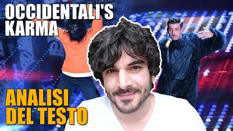 Occidentali S Karma Francesco Gabbani Analisi Del Testo Youtube