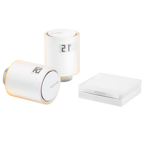 Pack starter têtes thermostatiques intelligentes Netatmo LEGRAND