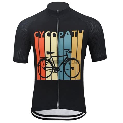 Cycopath V2 Funny Bike Retro Cycling Jersey Customizable Outdoor