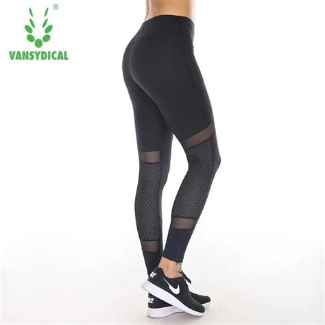 Vansydical Sexy Fitness Yoga Pant Womens Tights Running Leggings Sports