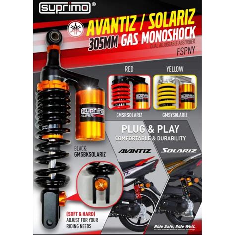 Ego Ego S Ego Lc Solariz Avantiz Rear Monoshock Absorber