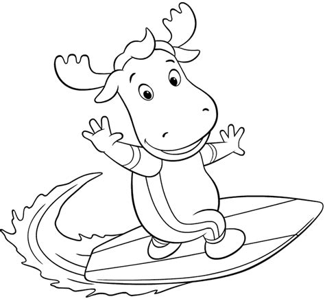 Tyrone The Moose Coloring Pages Clip Art Library